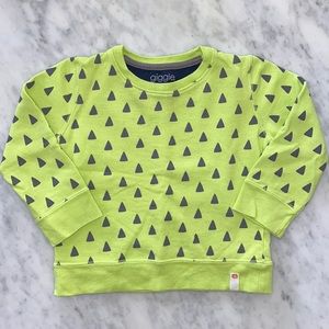 Giggle French Terry Graphic Print Sweatshirt